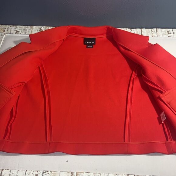 Women's Red Trouvé Jacket size Large - Picture 6 of 7
